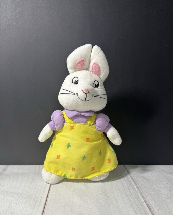Ty Other - TY RUBY Max & Ruby Beanie Baby Yellow Dress Rabbit 7.5" Plush